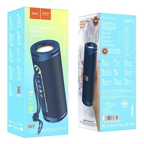 Беспроводная акустика Hoco HC9 синяя