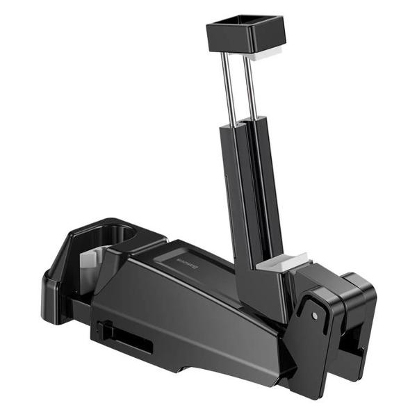 Держатель автомобильный для смартфонов Baseus на подголовник backseat черный