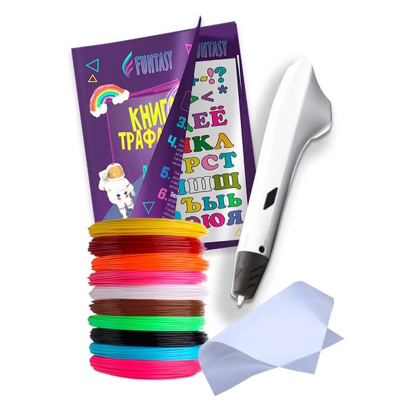 3D-ручка Funtasy Simple+PETG15+Lumi3+2 книги Hero,VSE