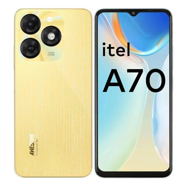 Смартфон Itel A70 3/128GB Золотой
