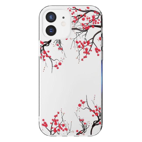 Чехол Mcover для iPhone 12/iPhone 12 Pro, Сакура цветущая