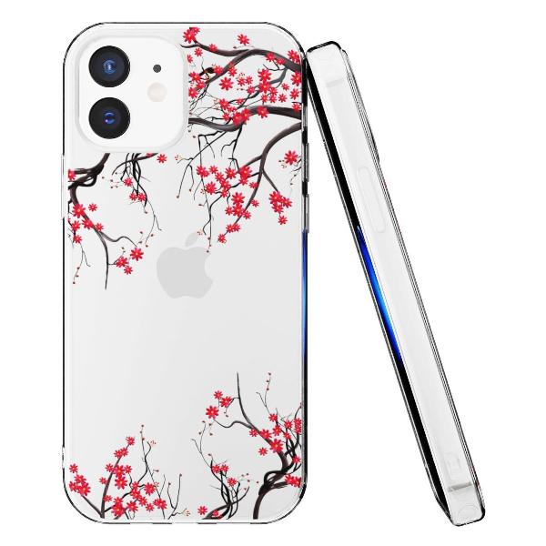 Чехол Mcover для iPhone 12/iPhone 12 Pro, Сакура цветущая