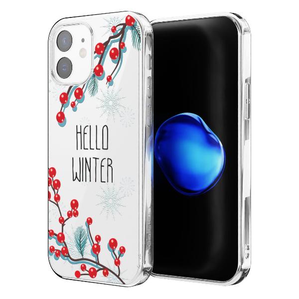 Чехол Mcover для iPhone 12/iPhone 12 Pro, Привет, Зима