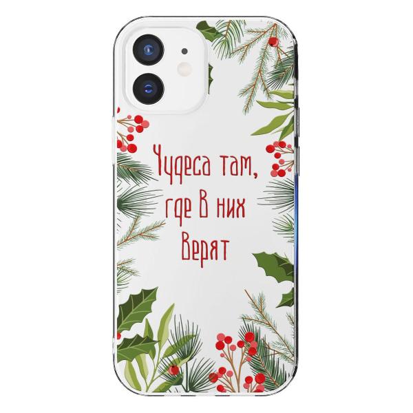 Чехол Mcover для iPhone 12/iPhone 12 Pro, Рождество