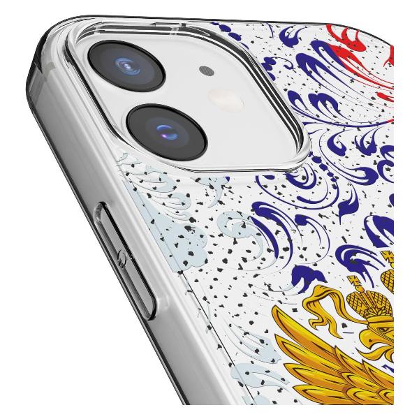 Чехол Mcover для iPhone 12/12 Pro, Герб Российской Федерации