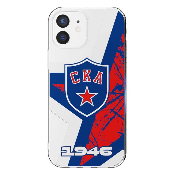 Чехол Mcover для iPhone 12/12 Pro, СКА: Эмблема клуба ver.2