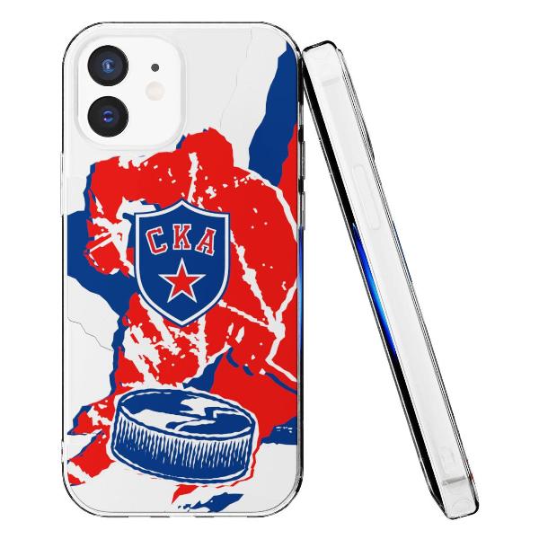 Чехол Mcover для iPhone 12/iPhone 12 Pro, СКА: Шайба ver.1