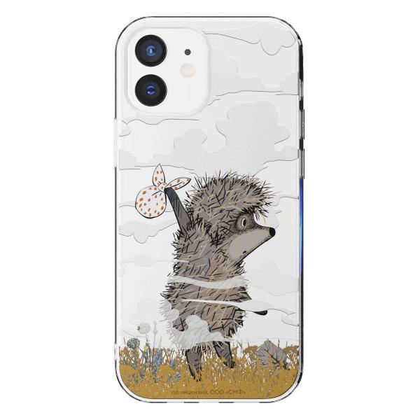 Чехол Mcover для iPhone 12/12 Pro, Ежик в тумане и дымка