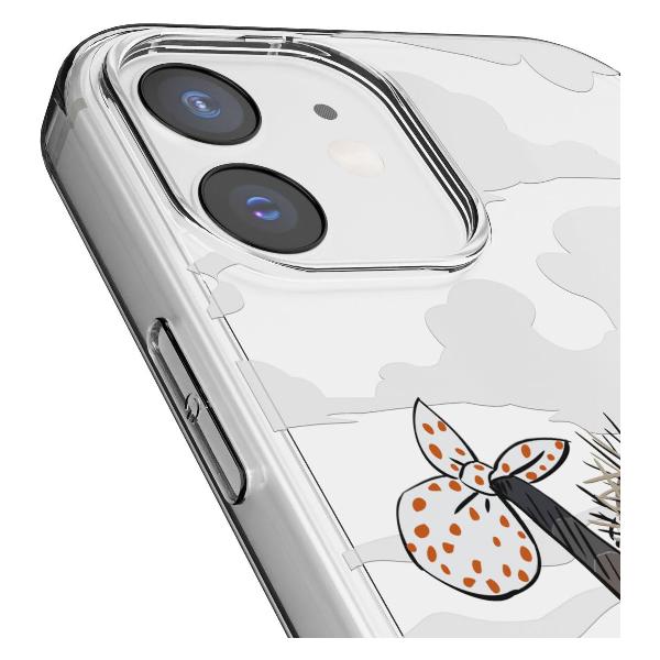 Чехол Mcover для iPhone 12/12 Pro, Ежик в тумане и дымка