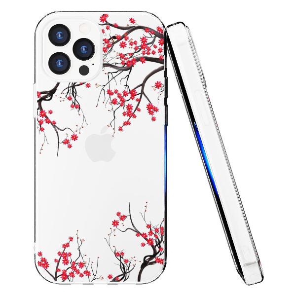 Чехол Mcover для iPhone 12 Pro Max, Сакура цветущая