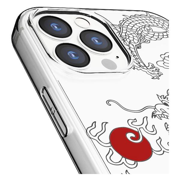Чехол Mcover для iPhone 12 Pro Max, Японский дракон инь, аниме