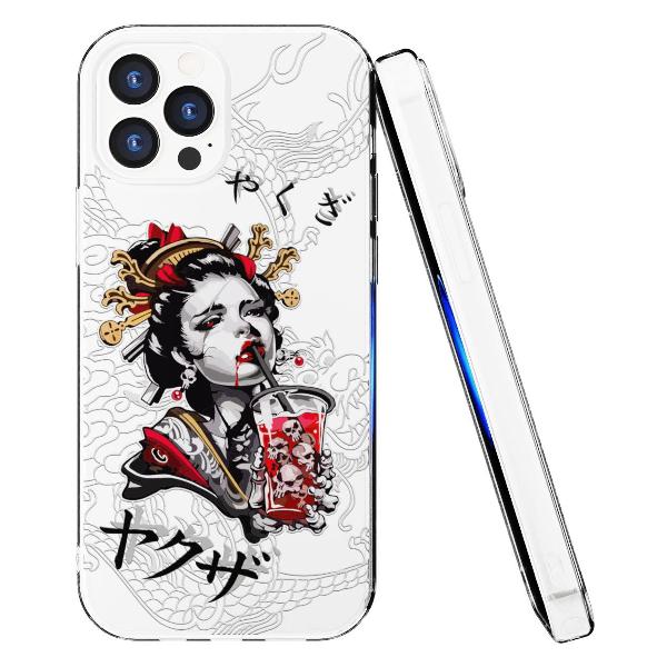 Чехол Mcover для iPhone 12 Pro Max, Гейша, аниме