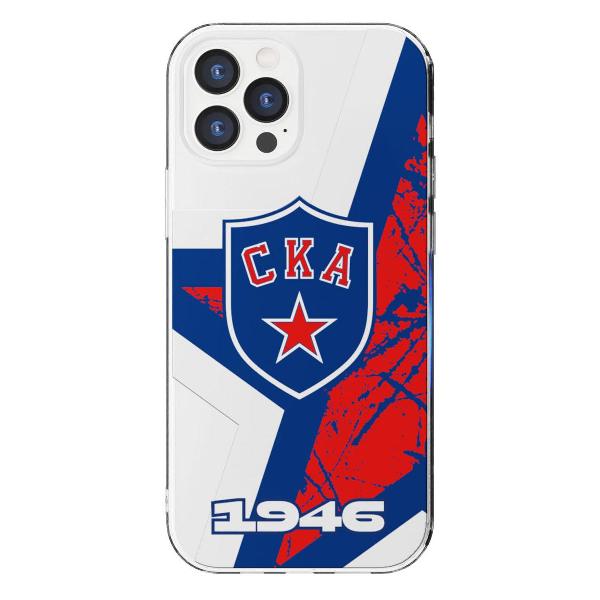 Чехол Mcover для iPhone 12 Pro Max, СКА: Эмблема клуба ver.2