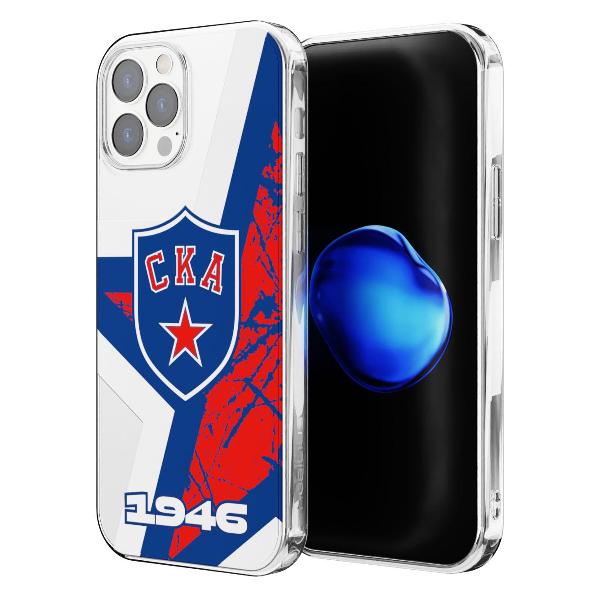 Чехол Mcover для iPhone 12 Pro Max, СКА: Эмблема клуба ver.2