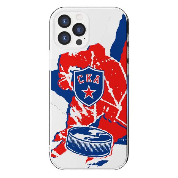 Чехол Mcover для iPhone 12 Pro Max, СКА: Шайба ver.1