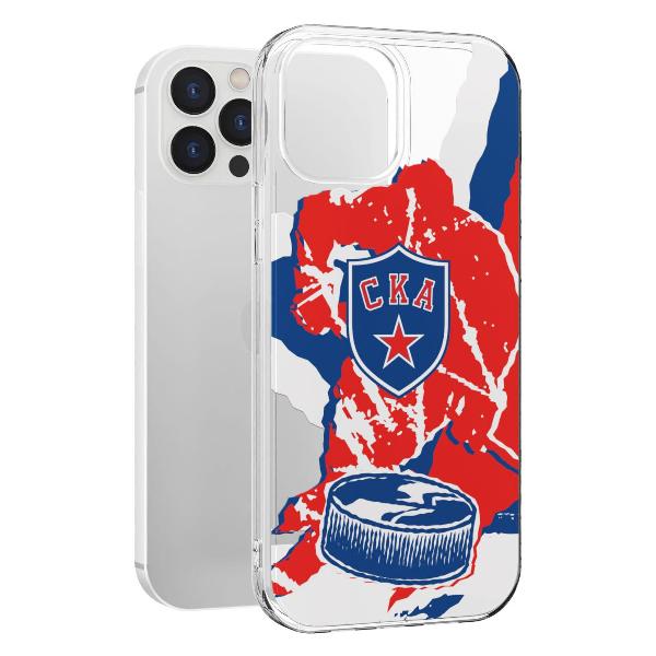 Чехол Mcover для iPhone 12 Pro Max, СКА: Шайба ver.1