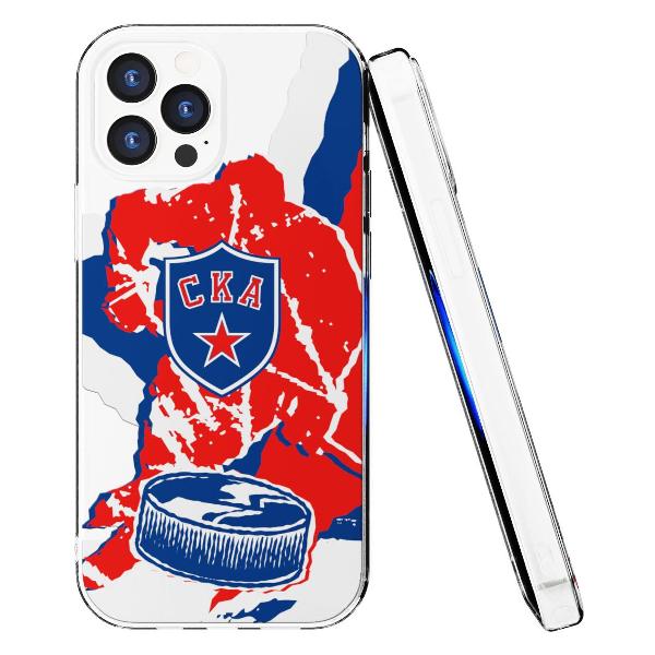 Чехол Mcover для iPhone 12 Pro Max, СКА: Шайба ver.1