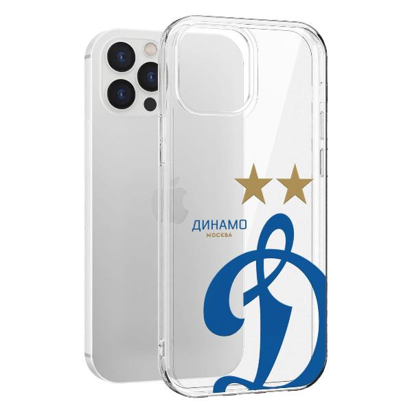 Чехол Mcover для iPhone 12 Pro Max, Динамо - Эмблема клуба