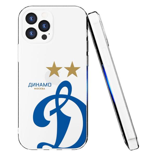 Чехол Mcover для iPhone 12 Pro Max, Динамо - Эмблема клуба
