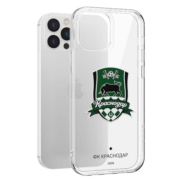 Чехол Mcover для iPhone 12 Pro Max, Краснодар: Эмблема клуба