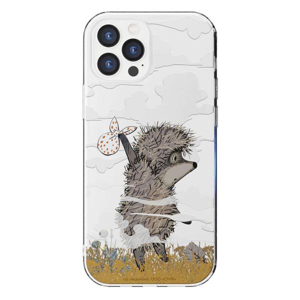 Чехол Mcover для iPhone 12 Pro Max, Ежик в тумане и дымка