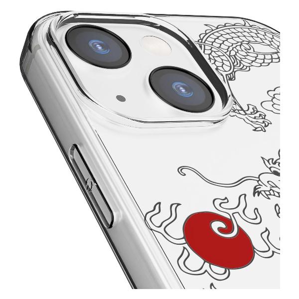 Чехол Mcover для iPhone 13 mini, Японский дракон инь, аниме