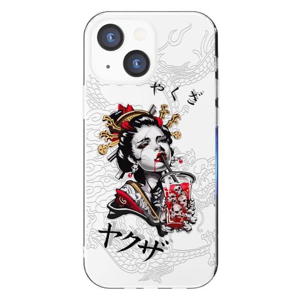 Чехол Mcover для iPhone 13 mini, Гейша, аниме (212061-F01R144)