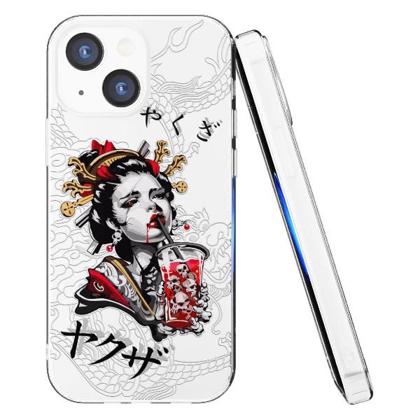 Чехол Mcover для iPhone 13 mini, Гейша, аниме (212061-F01R144)