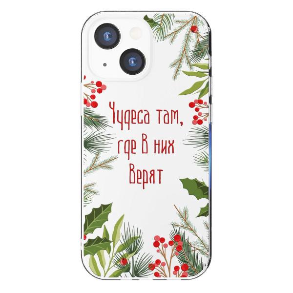 Чехол Mcover для iPhone 13 mini, Рождество