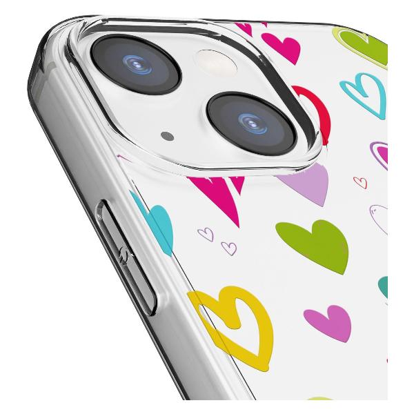 Чехол Mcover для iPhone 13 mini, Сердечки