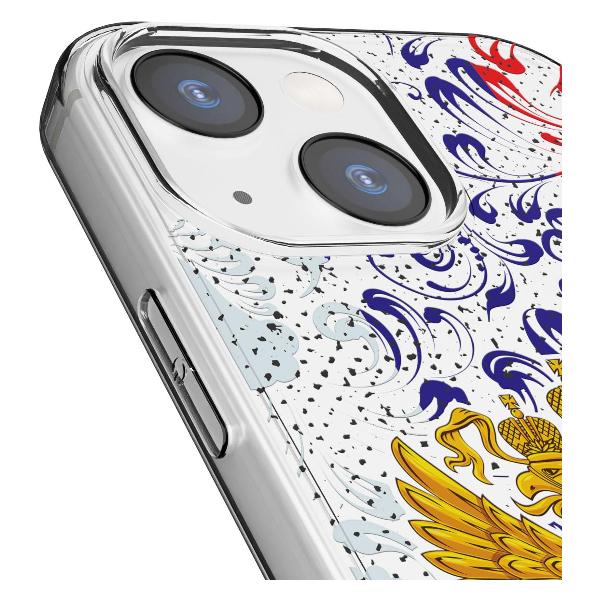 Чехол Mcover для iPhone 13 mini, Герб Российской Федерации