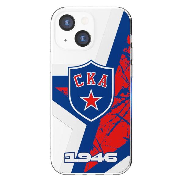 Чехол Mcover для iPhone 13 mini, СКА: Эмблема клуба ver.2