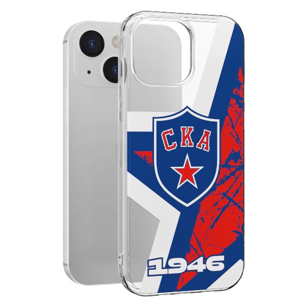 Чехол Mcover для iPhone 13 mini, СКА: Эмблема клуба ver.2