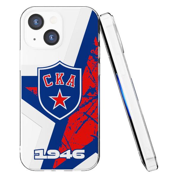 Чехол Mcover для iPhone 13 mini, СКА: Эмблема клуба ver.2