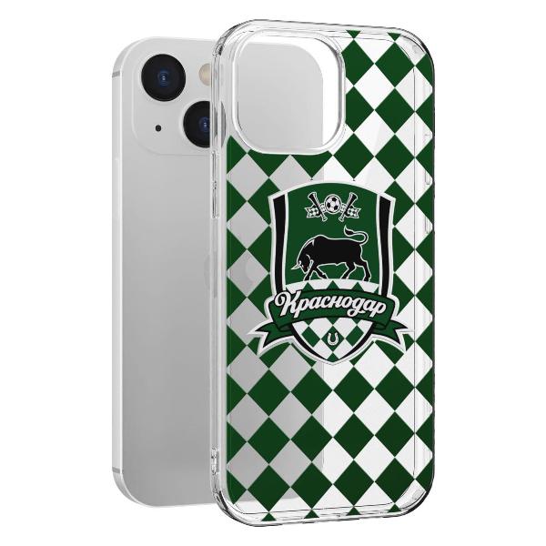 Чехол Mcover для iPhone 13 mini, Краснодар: Эмблема на черном