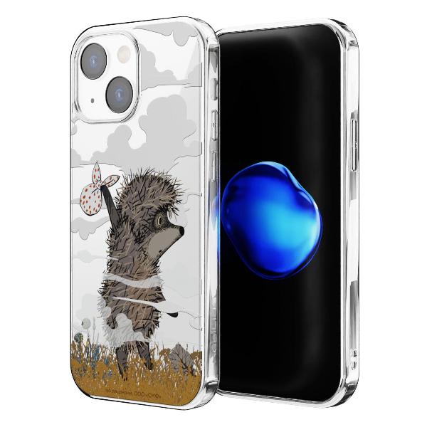 Чехол Mcover для iPhone 13 mini, Ежик в тумане и дымка