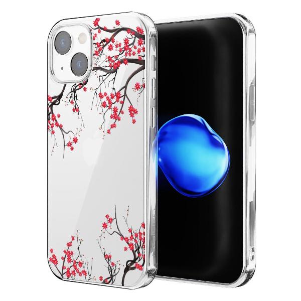 Чехол Mcover для iPhone 14, Сакура цветущая