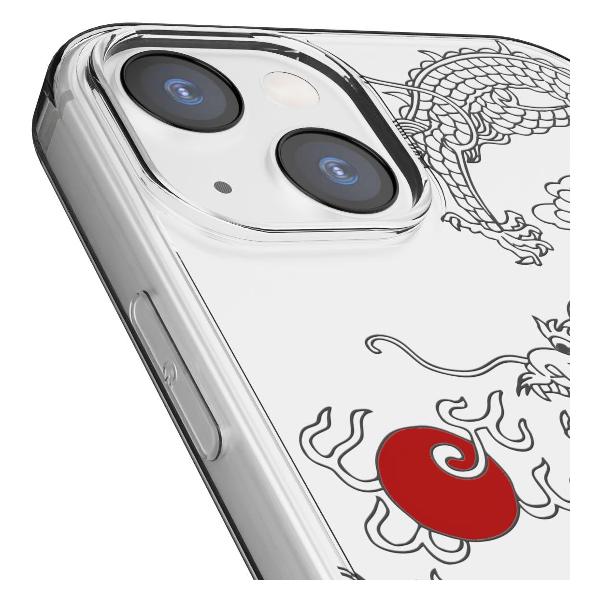 Чехол Mcover для iPhone 14, Японский дракон инь, аниме