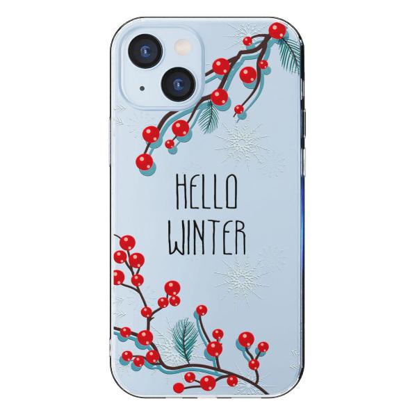 Чехол Mcover для iPhone 14, Привет, Зима