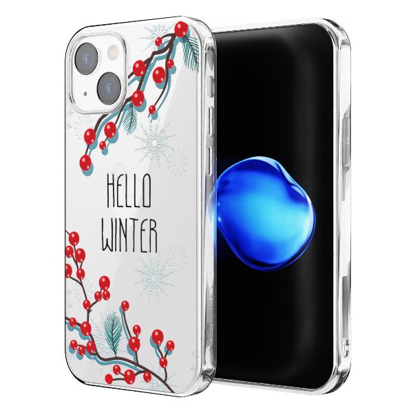 Чехол Mcover для iPhone 14, Привет, Зима