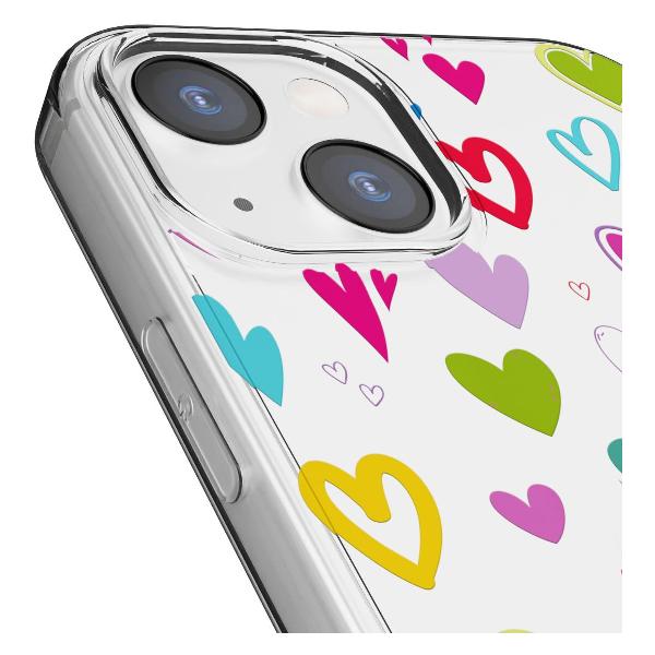 Чехол Mcover для iPhone 14, Сердечки