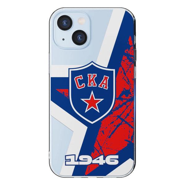 Чехол Mcover для iPhone 14, СКА: Эмблема клуба ver.2