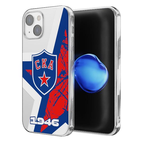 Чехол Mcover для iPhone 14, СКА: Эмблема клуба ver.2