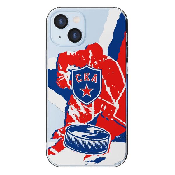 Чехол Mcover для iPhone 14, СКА: Шайба ver.1