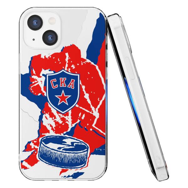 Чехол Mcover для iPhone 14, СКА: Шайба ver.1