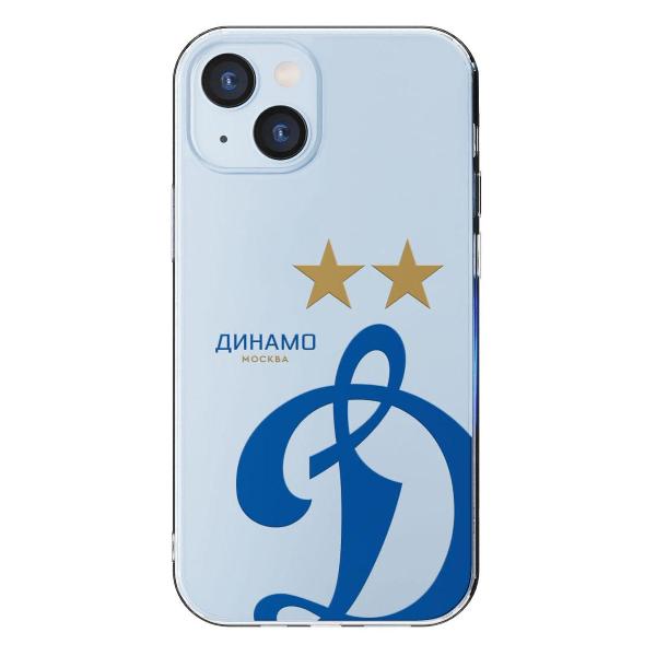 Чехол Mcover для iPhone 14, Динамо - Эмблема клуба