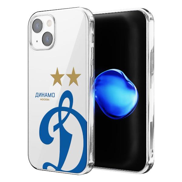 Чехол Mcover для iPhone 14, Динамо - Эмблема клуба