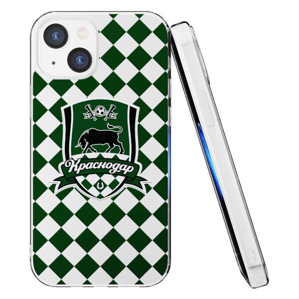 Чехол Mcover для iPhone 14, Краснодар: Эмблема на черном