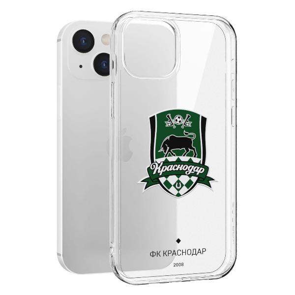 Чехол Mcover для iPhone 14, Краснодар: Эмблема клуба