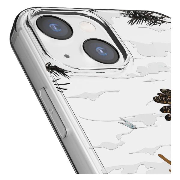 Чехол Mcover для iPhone 14, Ежик в тумане и сова